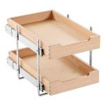 2-Tier Pull-Out Cabinet Organizer with Soft Close
