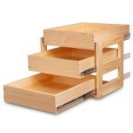 Pull-Out 3-Tier Cabinet Drawers with Soft Close