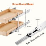 2-Tier Pull-Out Cabinet Organizer with Soft Close