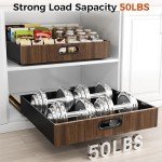 21" Slide Out Cabinet Organizer with Drawers