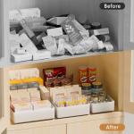 3 Pack Pull-Out Drawers for Kitchen Cabinets