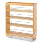 5" Pullout Kitchen Cabinet Spice Rack Organizer