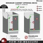30" Wood Vanity Sink Pull-Out Organizer - Maple