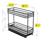LYNK Pull Out Spice Rack Organizer - 2 Tier