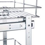 Two-Tier Pull-Out Kitchen Cabinet Organizer, 14” x 20”