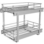 2-Tier Pull Out Shelves for Kitchen Cabinets