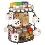3-Tier Coffee Pod and Mug Organizer Stand