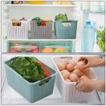 9 Pack Plastic Storage Baskets for Home Organization