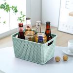 9-Pack Plastic Storage Baskets with Handles