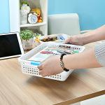 Lawei 8 Pack Large Plastic Storage Baskets