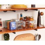 Stackable Clear Pantry Bins with Handles - Set of 2
