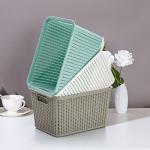 9-Pack Plastic Storage Baskets with Handles
