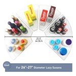 Leeden 6-Pack Lazy Susan Kitchen Organizers