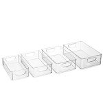 16-Piece Stackable Refrigerator Organizer Bin Set