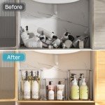 Clear Stackable Storage Drawers - 4 Pack