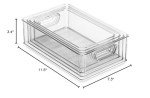 16-Piece Stackable Refrigerator Organizer Bin Set