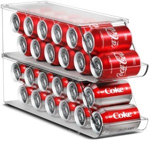 Stackable Soda Can Organizer - 2-Pack Holders