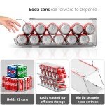 Stackable Soda Can Organizer - 2-Pack Holders