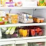 Sorbus Stackable Fridge and Freezer Organizer Bins