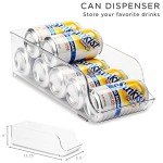 Sorbus Stackable Fridge and Freezer Organizer Bins