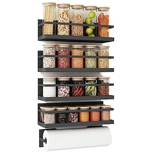 Magnetic spice racks & tins