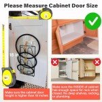 2-Pack Wall-Mounted Pot Lid Organizer Rack
