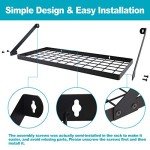 Wall-Mounted Pots and Pans Organizer with Hooks