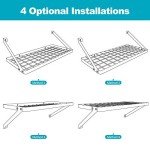 Wall-Mounted Pots and Pans Organizer with Hooks