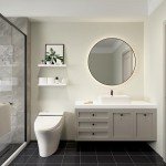 Set of 2 Modern Floating White Shelves