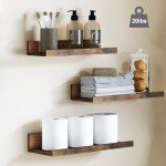 Fixwal Wall Mounted Floating Shelves - 6 Sets