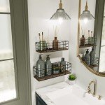 Fixwal 4-Piece Wall-Mounted Floating Shelves
