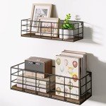 Fixwal 4-Piece Wall-Mounted Floating Shelves
