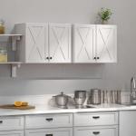 FIMELLO Farmhouse Wall Cabinet Set of 2