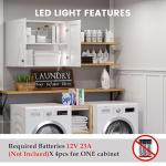 FIMELLO Farmhouse Wall Cabinet Set of 2