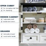 Farmhouse 24" Wall Cabinet with Drawer and Shelves