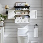 Farmhouse 24" Wall Cabinet with Drawer and Shelves