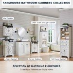 Farmhouse 24" Wall Cabinet with Drawer and Shelves