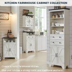 Farmhouse 24" Wall Cabinet with Drawer and Shelves