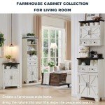 Farmhouse 24" Wall Cabinet with Drawer and Shelves