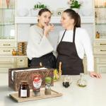 Paper Towel Dispenser Wall Mount, Paper Towel Holder Wall Mounted with Lid, Solid Wood Commercial C-Fold, Z-Fold, Trifold Hand Paper Towel Holder(Dark Brown)