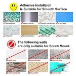 DUFU Paper Towel Holder Wall Mount for Kitchen, Self-Adhesive Paper Towel Holder with Shelf for Bathroom, Anti-Rust Aluminum, No Drill or Wall-Mounted with Screws (Matt Black)