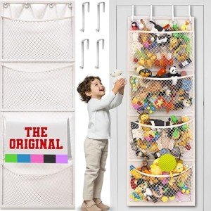 Over Door Stuffed Animal Storage Organizer