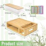 SHINESTAR Cutting Board with Containers, Sturdy Meal Prep Station for Kitchen, Includes 4 Graters, Cutting Board with 4 Trays - Easy Food Storage