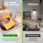 Bamboo Cutting Board With Containers & 5 Graters- Meal Prep Station With Removable Board, Breakfast Station Cutting Board With Tray + Lid For Trays Wooden Home Kitchen Prep Cup Board Prep Deck Pro Kit