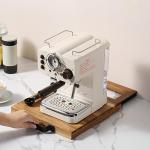 EVERBBKING Natural Acacia Sliding Tray for Coffee Machine Kitchen Appliance slider Moving Caddy, appliance slider,appliance rolling stand air fryer rolling tray