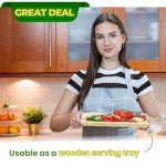 Bamboo Cutting Board With Containers & 5 Graters- Meal Prep Station With Removable Board, Breakfast Station Cutting Board With Tray + Lid For Trays Wooden Home Kitchen Prep Cup Board Prep Deck Pro Kit