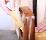 Bread Loaf Slicer Bread Toast Cutter Kitchen Sandwich Slicing Guide Foldable Tools with 4 Thickness 8.7 x 5.5 x 1.8inch