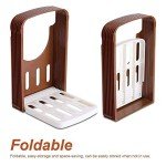 Bread Loaf Slicer Bread Toast Cutter Kitchen Sandwich Slicing Guide Foldable Tools with 4 Thickness 8.7 x 5.5 x 1.8inch