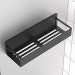 4 Pack Magnetic Spice Rack Organizer - Black