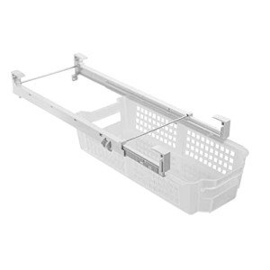 Clear Adjustable Pull-Out Refrigerator Drawer - Medium